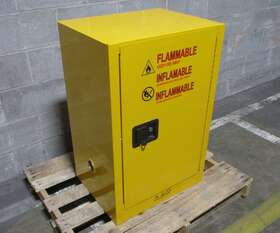42x503a Condor Flammable Liquid Safety Cabinet 12 Gallon Capacity 35 Inch Tall