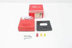 As-24mcc-fr Cooper Wheelock Audible Strobe Red 24vdc
