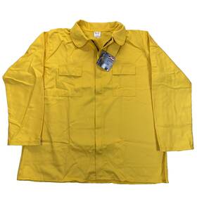 Wbsc95y Crew Boss Crewboss Yellow Brush Shirt Cotton Zip Wildland Firefighter Mens 3xl New