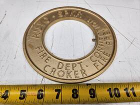 6750 Croker 6769 3 Inch Brass Auto Sprinkler Escutcheon Plate Series Fire Protection