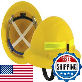 B0056b14vc Delta Plus Erb 19752 Americana Wildlands Full Brim Hard Hat Mega Ratchet Yellow