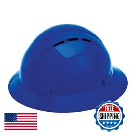B00lfslvtu Delta Plus Erb Safety Products 19336 Americana Full Brim Vent Standard Hard Hat