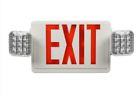 E-xcl2rrcw Led Exit Emergency Combo Lighting Unit With Remote Capability