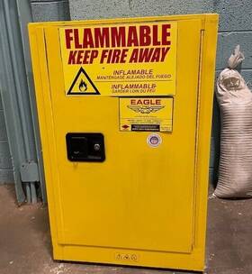 1925x Eagle Flammable Liquid Safety Cabinet Yellow