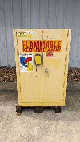 1928 Eagle 55-gallon Drum Flammable Safety Storage Cabinet 30 Inch W X 48 D 50 H