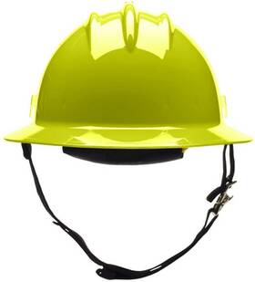 Fh911hr-ly Ed Bullard Company Bullards Full Brim Wildland Firefighters Helmets Nfpa 1971 Ratchet Suspension
