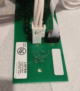 140372 Edwards Est 3 - Rev B Fire Alarm Control Unit Interface Board With Cables