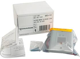 683-1c Edwards New - Horn Mini 1g Bge C/w Sig Sil And Led Rev.3