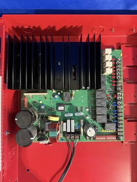 Aps10a Edwards Fire Alarm Power Supply Board - No Cabinet Powers On Read