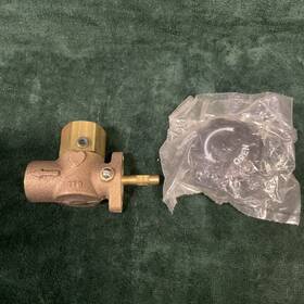 00474101 Elkhart Brass Nos 1/4 Turn Drain Valve 116 With Tap Firetruck