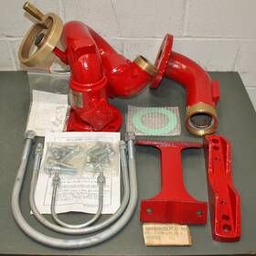 8393-h Elkhart Brass Stingray Hydrant Monitor 2-1/2 Inch Nht 1250 Gpm 200 Psi