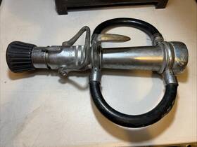 200sos Elkhart Brass Co. Vintage Fire Nozzle By The It S 17.5 Inch Long