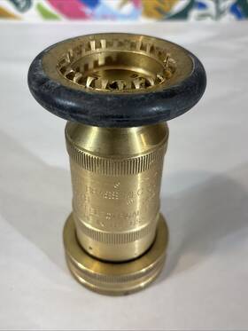 L-205-b Elkhart Brass Mfg 329m Electrical Fog Fire Hose Nozzle 95 Gpm 100 Psi