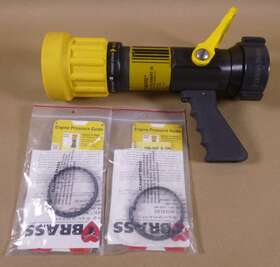 Dsm-30fg Elkhart Ellhart Brass 75 To 325gpm Fire Fighter Hose Nozzle Select-o-matic