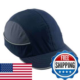 B00iz9d140 Ergodyne Safety Bump Cap Baseball Hat Style Comfortable Head Protection Short