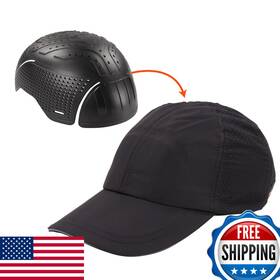 B0ccbzvc1n Ergodyne Skullerz 8947 Lightweight Baseball Hat And Bump Cap Insert Enhanced