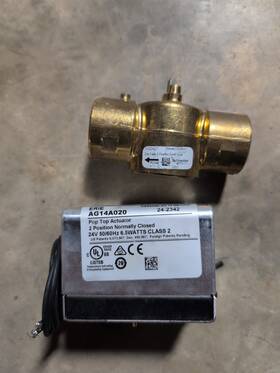 Ag14a020 Erie Controls Schneider Electric With 2-way 2 Position Zone Vs2427