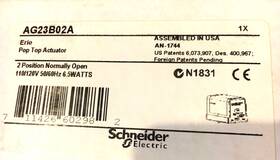 Ag23b02a Erie Controls Schneider Electric 120 V Actuator - 18 Inch Leads Two Position Nor Opn