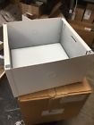 Es-8 Quam New White Steel Back Box Speaker Floor