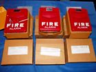 F1gt Fos Fire Alarm Pulls Red Metal Lot Of Nos Usa