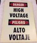 Factory Used Danger High Voltage Alto Sign