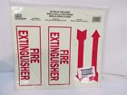 Fe-2a Fire Extinguisher Glow In The Dark Safety Sign Pack
