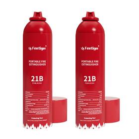 Fswj620a Feetiger Fire Extinguisher 2 Pack Small Water Based Agent Extinguishers For The