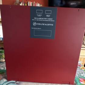 Bc-17 Fire-lite Alarms Alarm Battery Cabinet Metal Enclosure