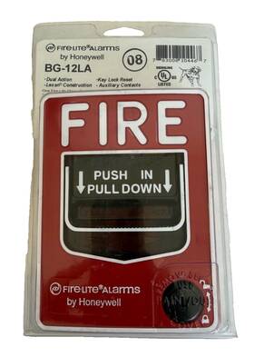Bg-12la Fire-lite Manual Pull Station Dual-action