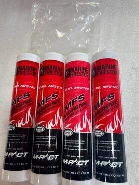 Mfs100 Fireseal Marine Firestop Red Sealant Paintable Elasticity Flexible Watertight