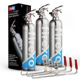 809-765-347-816 Firexo Pack Of 3 - All Fires Small Fire Extinguisher Multi-purpose Aerosol Ex