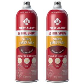 Af400-2 First Alert Ez Fire Spray Extinguishing Aerosol Pack Of 2 Red