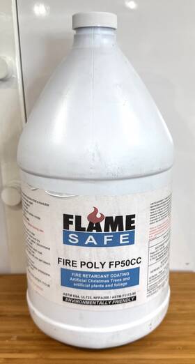 Fp50cc Flame Safe High Intumescent Fire Retardant Coating Artificial Plants Christmas Tree Plastic