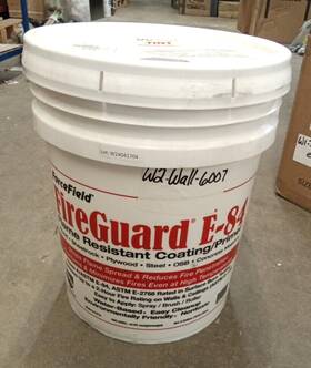 Forcefield 609052560007 Fireguard E-84 Flame Resistant Intumescent Coating/primer 5 Gallons