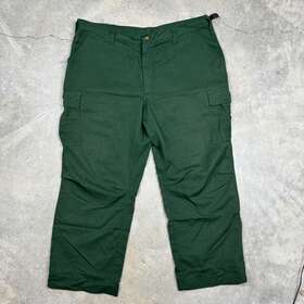5100-92g Fss Vintage Wildland Firefighting Pants Aramid Mens 42x28 Green Cargo Nfpa Comp
