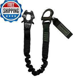 B072wh83r3 Fusion Proglide Military And Police Helo Lanyard - 2ft Elastic Bungee Kong Frog