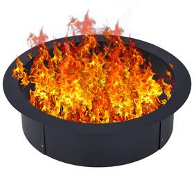Garvee 198290835706 Fire Pit Ring 42 Inches 36 Inside Diameter Heavy Duty Solid Ste