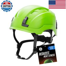 B0cqkl8lsw Ge Safety Helmet Impact Absorbing Tech Adjustable Ratchet Ansi Type 1 Memory