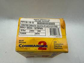Gec24-15 Gentex Gec24-15/75pww Nib 24vdc Horn Strobe Combo See Pics #a76