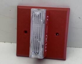 Gxs-4-110wr Gentex Red Fire Alarm Strobe Light Signal 24vdc 110cd No Screws