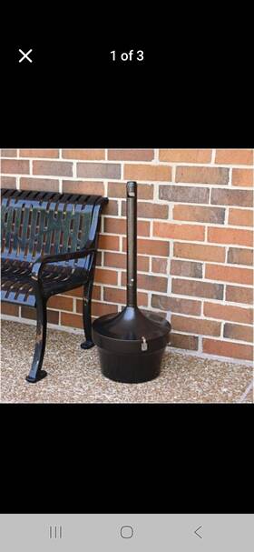 58892 Genuine Joe 4.25 Gal Fire-safe Smoking Receptacle