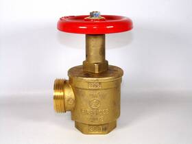 A56y001 Giacomini Angle Hose Valve 1-1/2 Inch Nst X Npt Brass Fire
