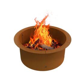 Gjwcvl 739240221592 Outdoor Fire Pit Ring-27.5 Inch Outer 23.6 Inter-round Insert... Fast Ship