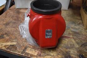 231557 Globe Fire Sprinkler 6 Inch Rcv Gr/gr Check Valve Nos Made In U.s.a 300 Ps1 20 Bars