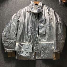 31882e10 Globe Gxtreme Firefighter Turnout Gear Fire Aluminized Coat Jacket Proximity 46