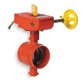 7005015008 Gruvlok Butterfly Valve Grooved 2 In Iron 3dvx6