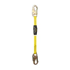 B004a7xvws Guardian Fall Protection 01255 Non-shock Lanyard - 3 Ft Self-locking Steel Hooks Ansi Osha
