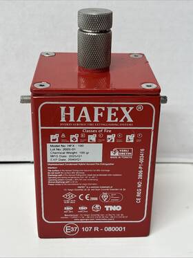 Hfx-100 Hafex Hybrid Aerosol Generator K-type Hfx100 Mini Fire Suppression