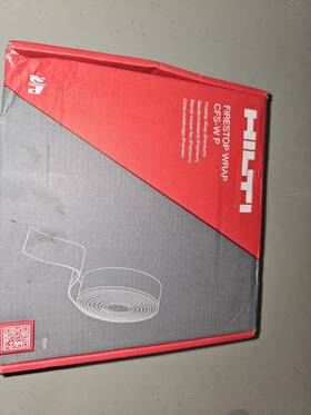 2133384 Hilti Cfs-w P Firestop Wrap Roll Read Partially Used