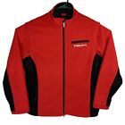 Hilti Windstopper Softshell Jacket Fleece Removable Sleeves Likenew Red Vest